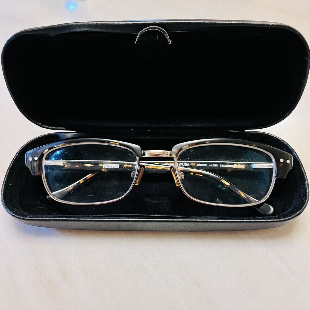 Kenneth Cole Reaction Retro Tortoise Eyeglasses Frame KC8003 col.056 53-19 140